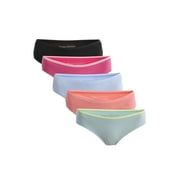 No Boundaries Cotton Hipster Panties, 5-Pack, Women’s and Women’s Plus